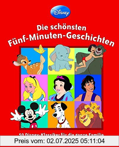 Die Buchhandlung in Oelde hat das Buch Disney - Die Schönsten 5-Minuten-Geschichten: 70 Klassiker zum Vor- und Selberlesen