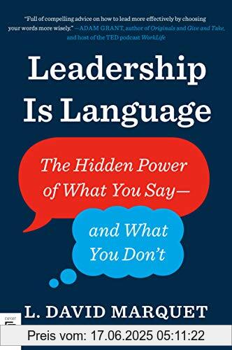 Binding : Taschenbuch, Label : Portfolio, Publisher : Portfolio, medium : Taschenbuch, numberOfPages : 352, publicationDate : 2020-02-04, releaseDate : 2020-02-04, authors : Marquet, L. David, ISBN : 0525542884