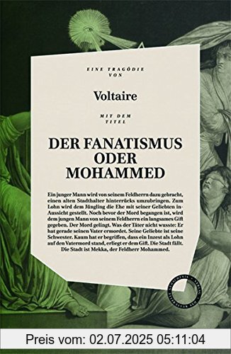 Die Buchhandlung in Oelde hat das Buch DER FANATISMUS ODER MOHAMMED: inklusive der Essays PREDIGT DER FÜNFZIG und VON DEM KORANE UND DEM MAHOMED