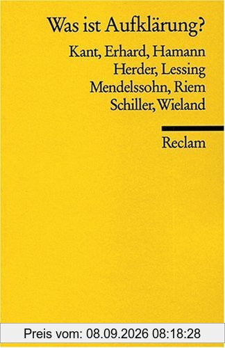 Was ist Aufklärung?: Thesen und Definitionen