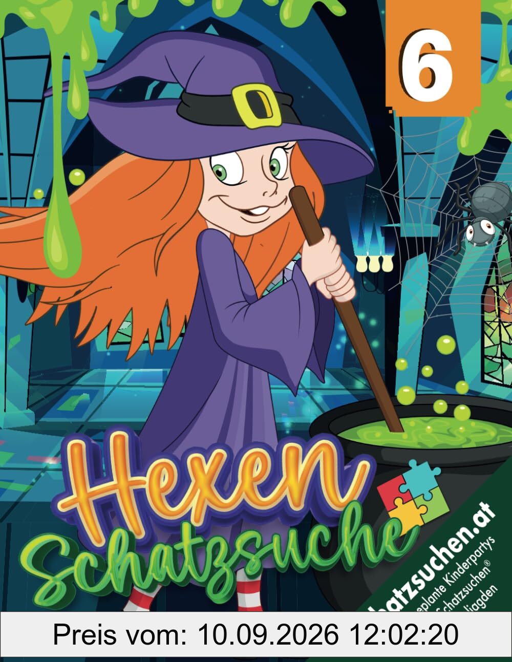 Hexen Schatzsuche Schnitzeljagd Kindergeburtstag/Hexengeburtstag ab 6 Jahren: Knifflige Rätsel und magische Spiele wie z.B. der geheime Zaubertrank oder der verzauberte Teller. (Bravo Schatzsuche)
