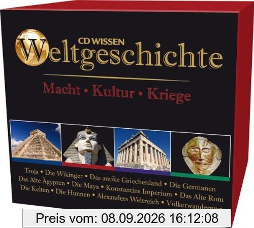 CD WISSEN - Weltgeschichte - Macht, Kultur, Kriege, 4 CDs