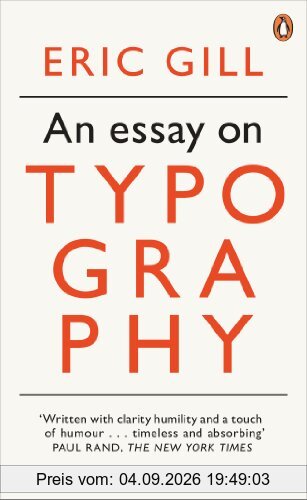 Eric Gill An Essay on Typography