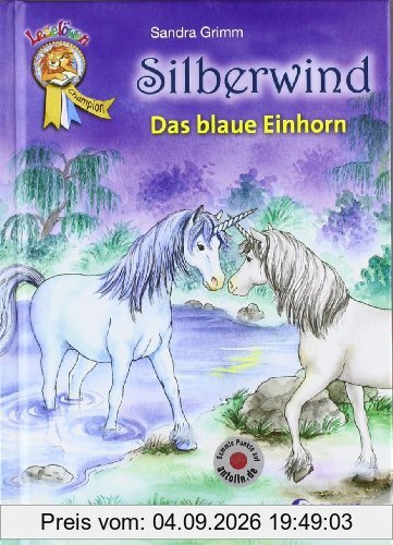 Leselöwen Champion. Silberwind - Das blaue Einhorn