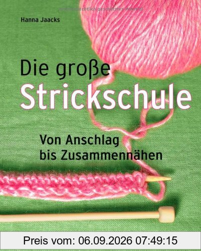 Die große Strickschule: Von Anschlag bis Zusammennähen