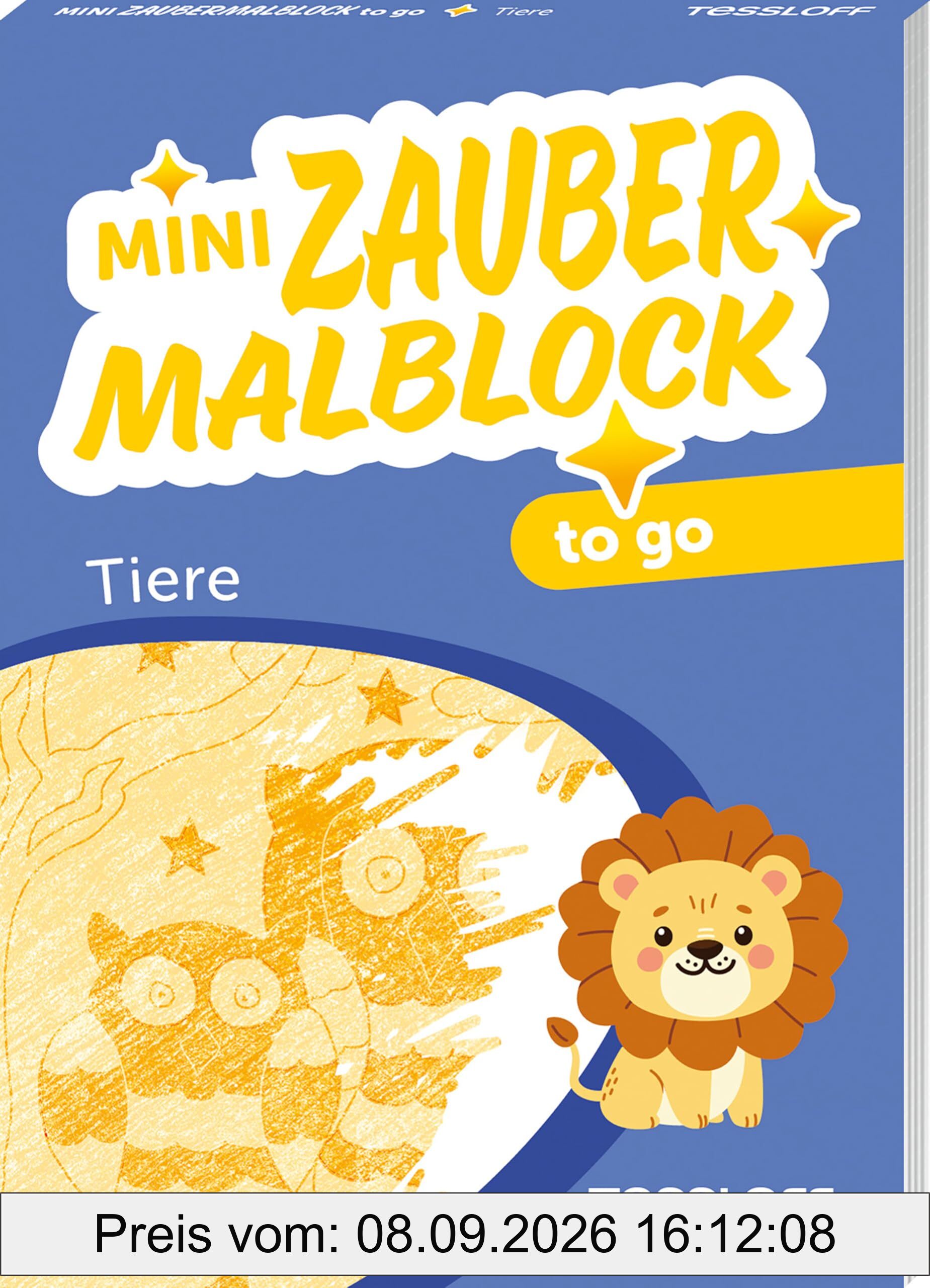 Mini Zaubermalblock to go. Tiere: Für Kinder ab 3 Jahren (Malbücher und -blöcke)