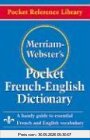 Merriam-Webster Merriam- Webster's Pocket French-English Dictionary (Pocket Reference Library)