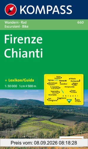 Kompass Karten, Firenze, Chianti (Carte de Randon)