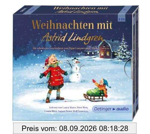 Weihnachten mit Astrid Lindgren (3 CD): Lesungen