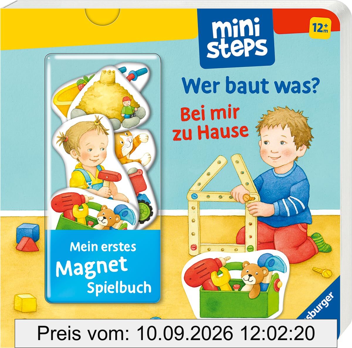 Mein erstes Magnetbuch: Wer baut was? Bei mir zu Hause