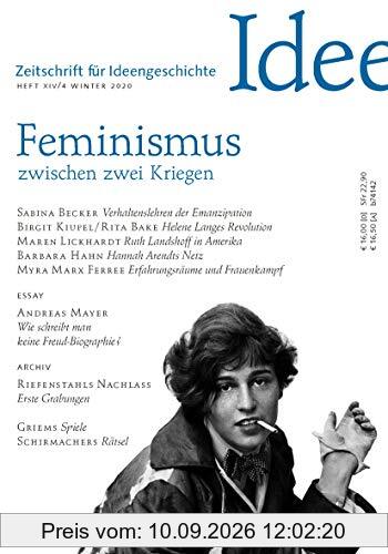 Zeitschrift für Ideengeschichte Heft XIV/4 Winter 2020: Feminismus zwischen zwei Kriegen