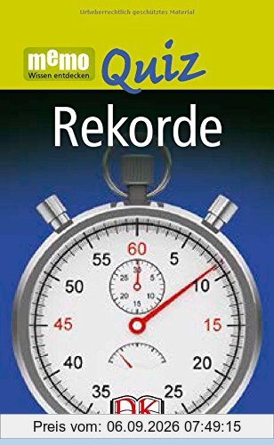 memo Wissen entdecken Quiz. Rekorde