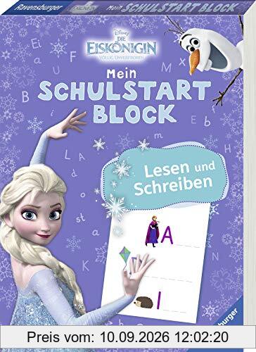 Disney Die Eiskönigin Mein Schulstartblock: Lesen und Schreiben