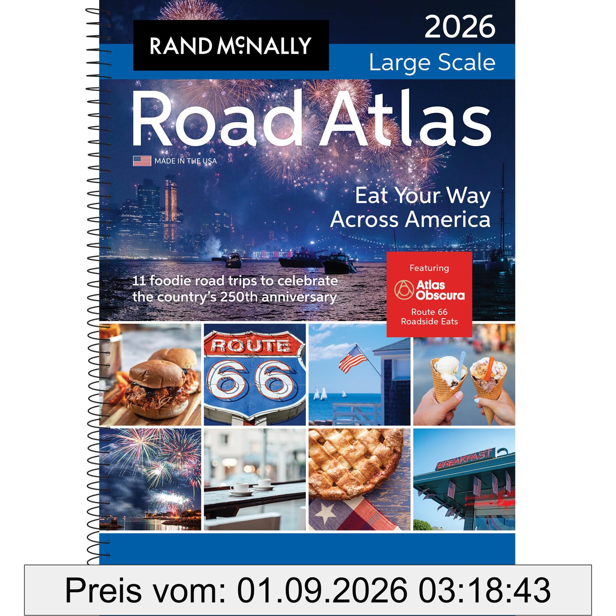 2026 Rand McNally Large Scale Road Atlas: United States, Canada, Mexico (Rand McNally Large Scale Road Atlas USA)