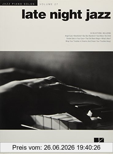Various Jazz Piano Solos Volume 27, Late Night Jazz (Spielbuch Für Klavier), Noten Für Klavier
