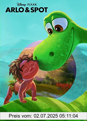 Die Buchhandlung in Oelde hat das Buch Disney - Arlo & Spot: Das große Buch zum Film (Luxusausgabe mit gestanztem Cover)