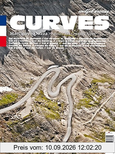 CURVES Frankreich: Band 1: Martigny - Nizza. Route des Grandes Alpes