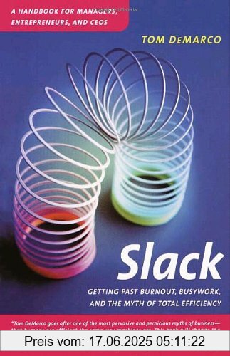 Binding : Taschenbuch, Edition : Reprint, Label : Crown Business, Publisher : Crown Business, NumberOfItems : 1, PackageQuantity : 1, medium : Taschenbuch, numberOfPages : 256, publicationDate : 2002-04-09, releaseDate : 2002-04-09, authors : Tom DeMarco, languages : english, ISBN : 0767907698