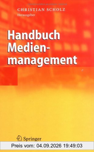 Handbuch Medienmanagement