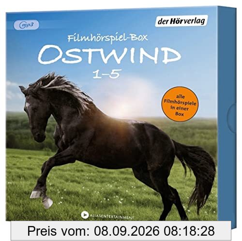 Ostwind Filmhörspiel Box 1-5: Zusammen sind wir frei - Ostwind 2 - Aufbruch nach Ora - Aris Ankunft - Der große Orkan (Die Ostwind-Hörbuch-Sammeleditionen, Band 4)