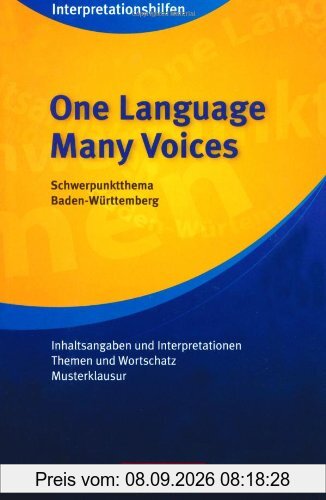 Cornelsen Senior English Library - Fiction: Ab 11. Schuljahr - One Language, Many Voices: Interpretationshilfe: Inhaltsangaben und Interpretationen - ... Themen und Wortschatz, Musterklausuren