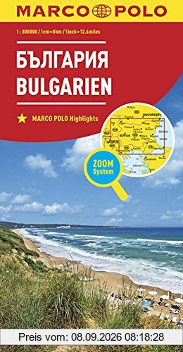 MARCO POLO Länderkarte Bulgarien 1:800 000 (MARCO POLO Länderkarten)