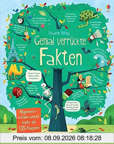 Genial verrückte Fakten: Allgemeinwissen unter mehr als 135 Klappen