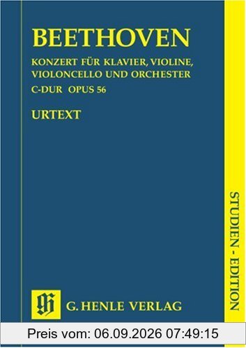 Konzert C-Dur Op 56 (Tripelkonzert). Studien-Edition