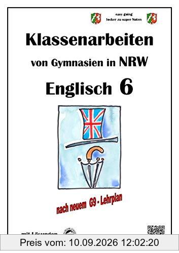 Englisch 6 - Klassenarbeiten (Green Line 2) von Gymnasien in NRW - G9 - mit Lösungen