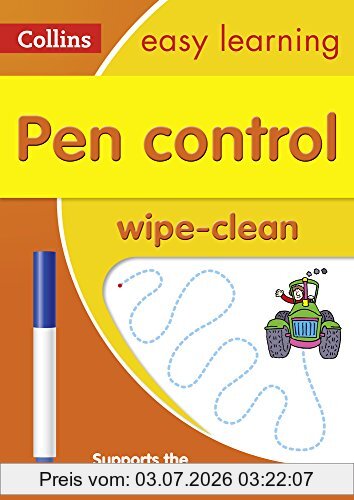 Pen Control Age 3-5 Wipe Clean Activity Book (Collins Easy Learning Preschool)