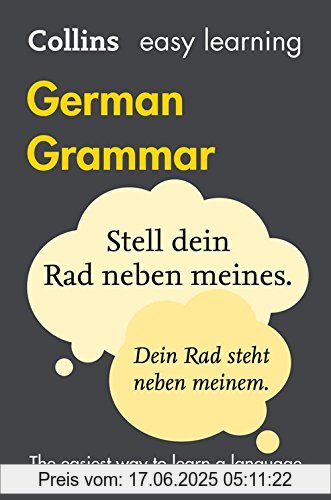 Binding : Taschenbuch, Edition : Fourth edition., Label : Collins Easy Learning German, Publisher : Collins Easy Learning German, medium : Taschenbuch, numberOfPages : 320, publicationDate : 2016-04-07, authors : Collins Dictionaries, languages : english, ISBN : 0008142009
