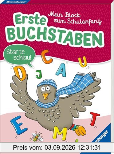 Mein Block zum Schulanfang: Erste Buchstaben