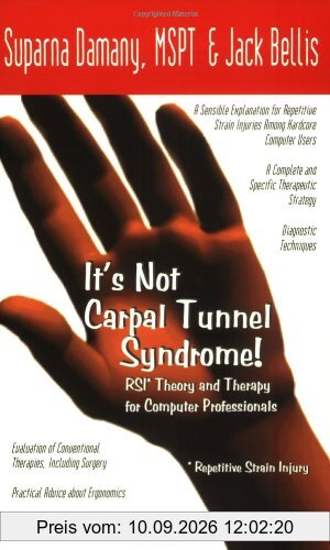It's Not Carpal Tunnel Syndrome!: RSI Theory and Therapy for Computer Professionals