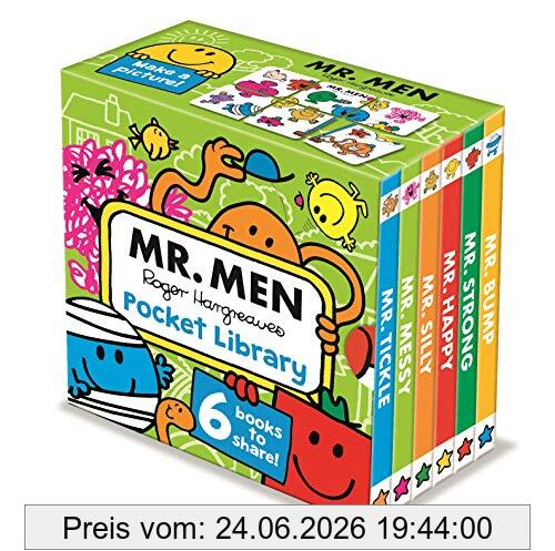 Roger Hargreaves Mr. Men, Pocket Library, Six Board Books For Toddlers To Enjoy