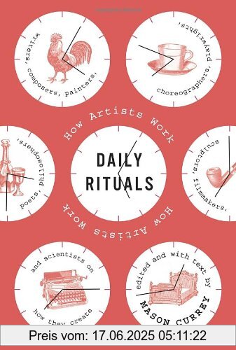 Binding : Gebundene Ausgabe, Label : Knopf, Publisher : Knopf, NumberOfItems : 1, PackageQuantity : 1, medium : Gebundene Ausgabe, numberOfPages : 304, publicationDate : 2013-04-23, releaseDate : 2013-04-23, publishers : Mason Currey, languages : english, ISBN : 0307273601