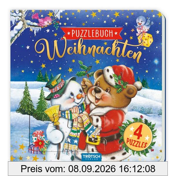 Trötsch Pappenbuch Puzzlebuch Weihnachten: Beschäftigungsbuch Entdeckerbuch Puzzlebuch