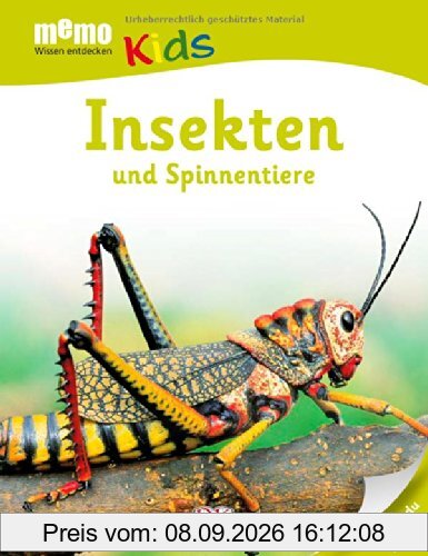 memo Kids, Band 4: Insekten und Spinnentiere