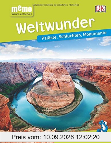 memo Wissen entdecken. Weltwunder: Paläste, Schluchten, Monumente. Das Buch mit Poster!