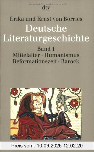 Deutsche Literaturgeschichte 1. Mittelalter, Humanismus, Reformationszeit, Barock
