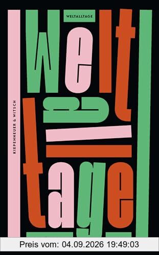 Weltalltage: Roman
