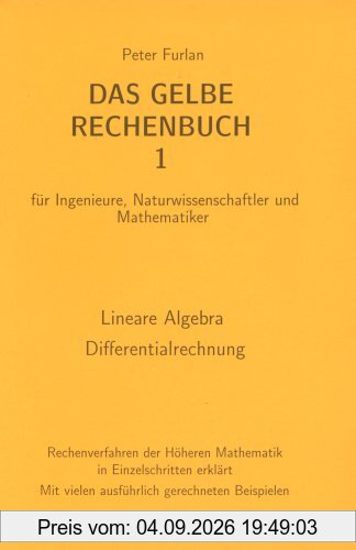 Das gelbe Rechenbuch. Für Ingenieure, Naturwissenschaftler und Mathematiker. Rechenverfahren der Höheren Mathematik in Einzelschritten erklärt: Das ... Naturwissenschaftler und Mathematiker
