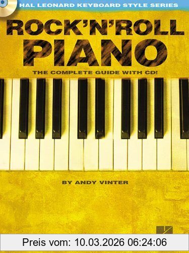 Various Rock'N'Roll Piano Pf Book/Cd (Hal Leonard Keyboard Style)