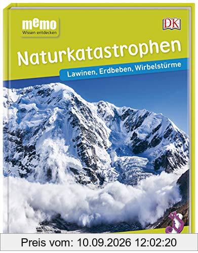 memo Wissen entdecken. Naturkatastrophen: Lawinen, Erdbeben, Wirbelstürme. Das Buch mit Poster!