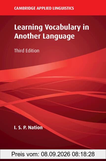 Learning Vocabulary in Another Language (Cambridge Applied Linguistics)