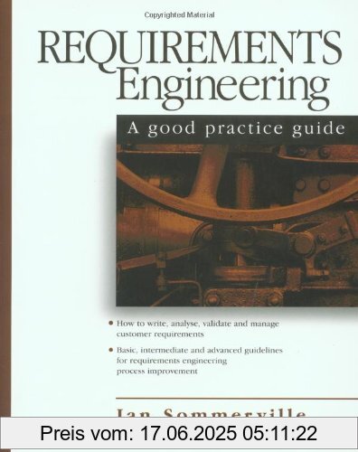Binding : Taschenbuch, Edition : 1. Auflage, Label : John Wiley & Sons, Publisher : John Wiley & Sons, NumberOfItems : 1, medium : Taschenbuch, numberOfPages : 404, publicationDate : 1997-04-16, authors : Ian Sommerville, languages : english, ISBN : 0471974447