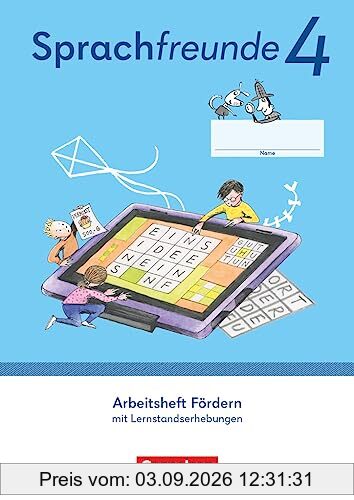 Sprachfreunde - Sprechen - Schreiben - Spielen - Östliche Bundesländer und Berlin - Ausgabe 2022 - 4. Schuljahr: Arbeitsheft Fördern - Mit Lernstandserhebungen