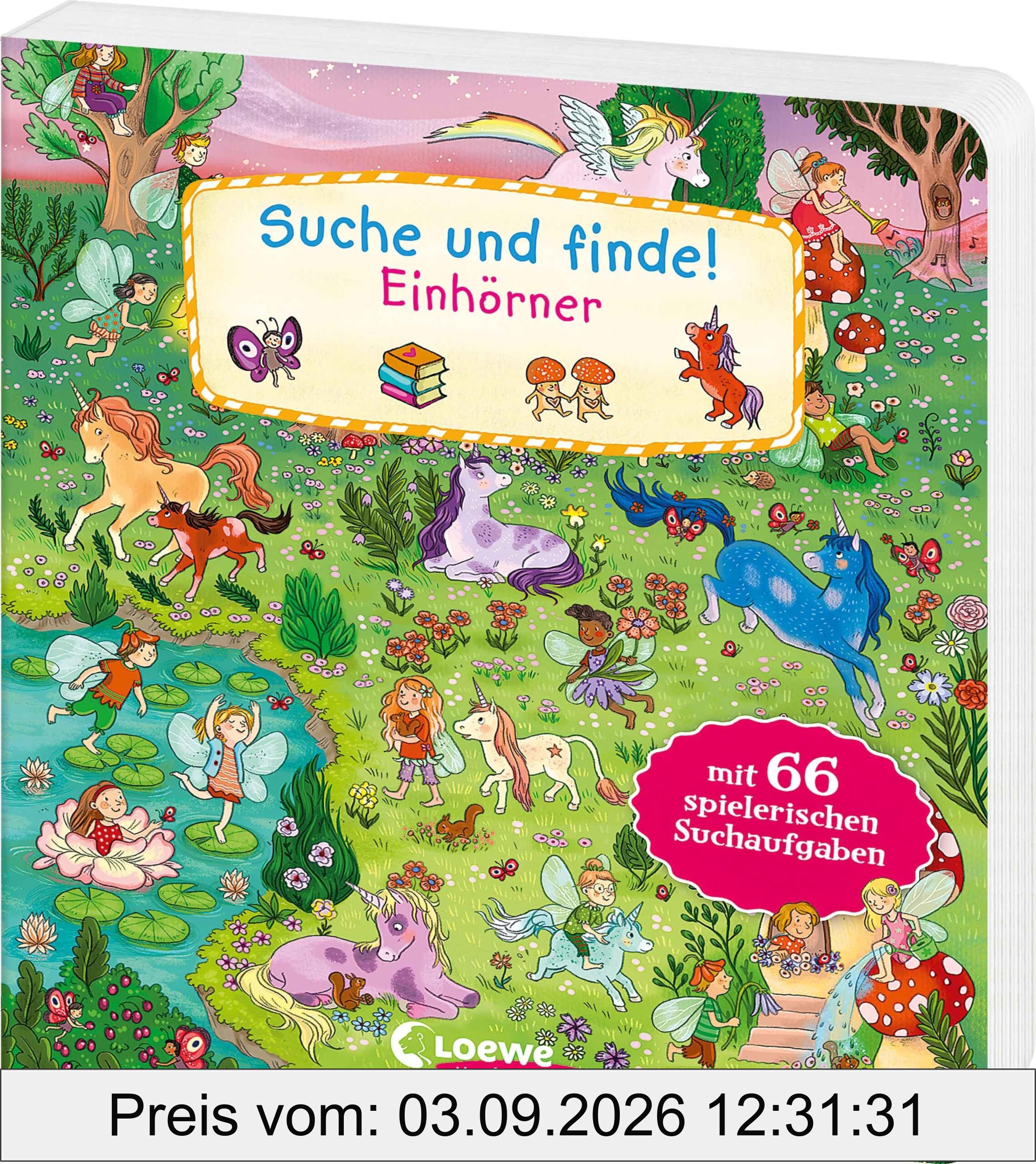 Suche und finde! Einhörner: Wimmelbuch ab 2 Jahren mit 66 spannenden Suchaufgaben zum Entdecken (Loewe von Anfang an)