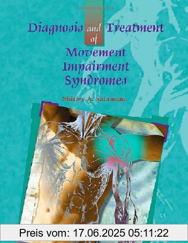 Binding : Gebundene Ausgabe, Label : Elsevier Ltd, Oxford, Publisher : Elsevier Ltd, Oxford, NumberOfItems : 1, PackageQuantity : 1, medium : Gebundene Ausgabe, numberOfPages : 460, publicationDate : 2001-09-04, authors : Shirley Sahrmann, publishers : Kellie White, languages : english, ISBN : 0801672058