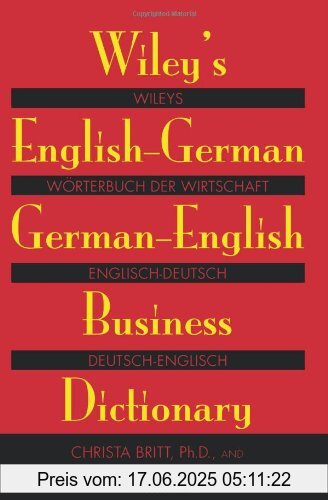 Binding : Taschenbuch, Edition : 1. Auflage, Label : John Wiley & Sons, Publisher : John Wiley & Sons, NumberOfItems : 1, medium : Taschenbuch, numberOfPages : 352, publicationDate : 1995-11-03, authors : Christa Britt, languages : english, ISBN : 0471121401