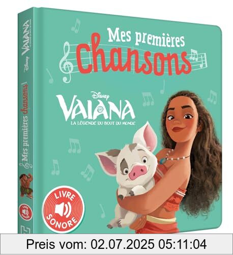 Die Buchhandlung in Oelde hat das Buch VAIANA, LA LÉGENDE DU BOUT DU MONDE - Mes Premières Chansons (Livre sonore) - Disney Princesses